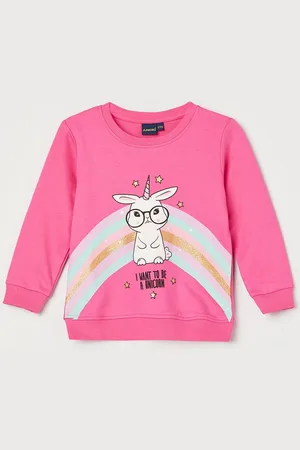 Lifestyle Girls Printed Sweatshirt