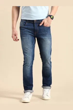 Being Human Men Straight Fit Heavy Fade Stretchable Jeans