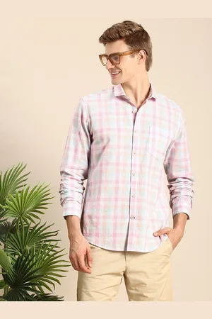 Mast & Harbour Men Standard Checked Casual Shirt