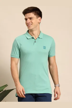 Mast & Harbour Men Polo Collar T-shirt With Embroidered Detail