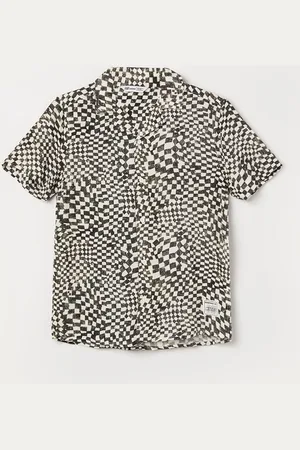 Lifestyle Boys Opaque Printed Casual Shirt
