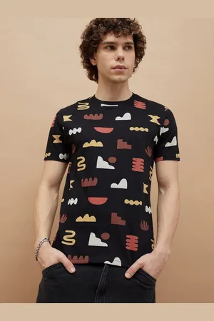 Lifestyle Men Printed Pockets T-shirt