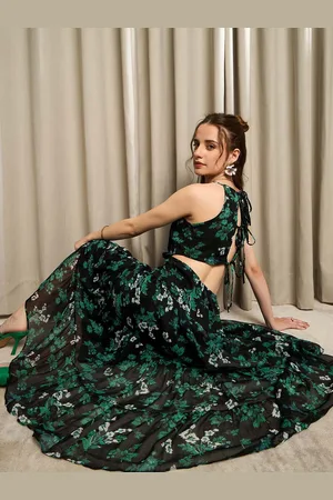 Rare Fashion Printed Fit & Flare Midi Dress