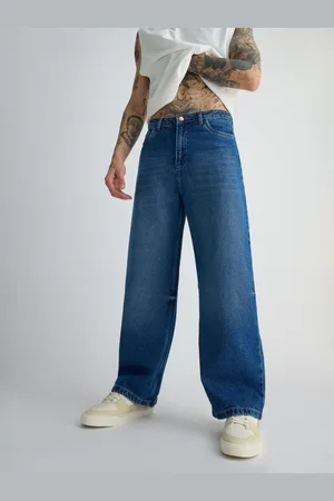 FREAKINS Men Straight Fit High-Rise Cotton Jeans