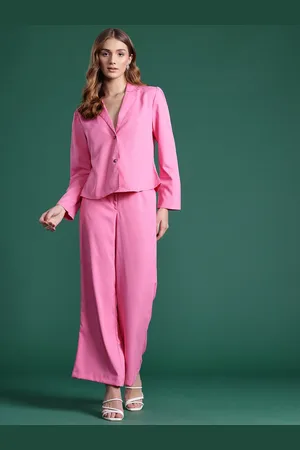 DressBerry Lapel Collar Blazer-Style Co-ords