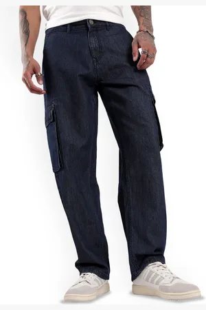 WROGN Men Comfort Relaxed Fit Cargo Jeans