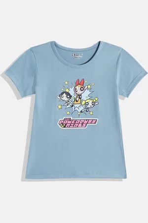 Eteenz Girls Powerpuff Printed T-shirt