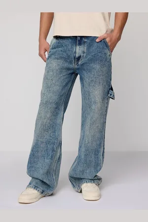 FREAKINS Men Cotton Mid-Rise Relaxed Fit Jeans