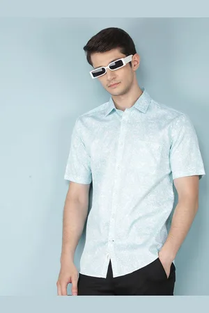 Crimsoune Club Men Classic Slim Fit Floral Opaque Printed Casual Shirt