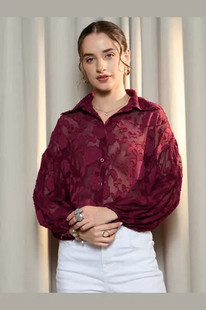 Berrylush Floral Shirt Style Top