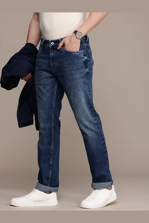 Nautica Men Straight Fit Heavy Fade Stretchable Jeans