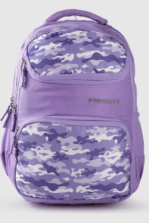 Priority Girls Camouflage Printed Laptop Backpack- 38L