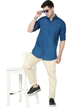 Miraan Cotton Linen Casual Shirt