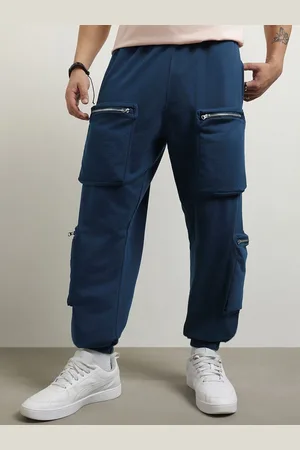 NOBERO Men Solid Oversized Joggers