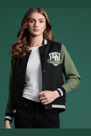 DressBerry Applique Detail Bomber Jacket