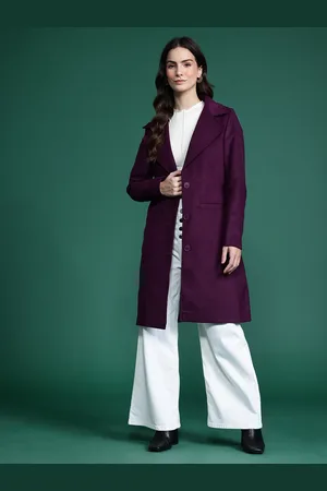 DressBerry Single-Breasted Longline Overcoat