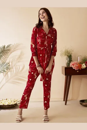 Anouk Printed Top With Trousers