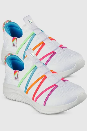 Skechers ULTRA FLEX 3.0 Girls Woven Design Casual Sneakers