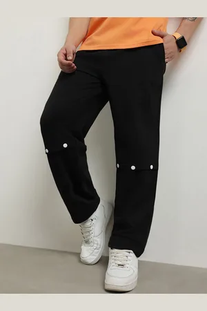 NOBERO Men Solid Straight Fit Joggers