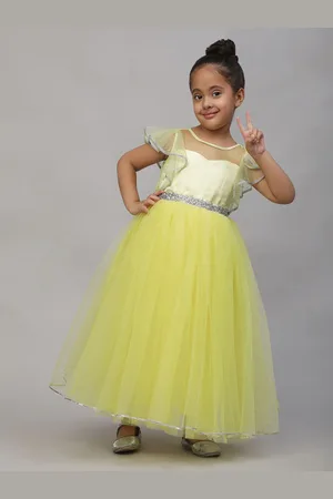 Toy Balloon Kids Girls Net Fit & Flare Maxi Dress