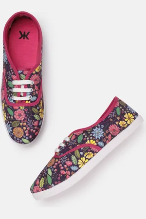Kook N Keech Women Floral Printed Sneakers