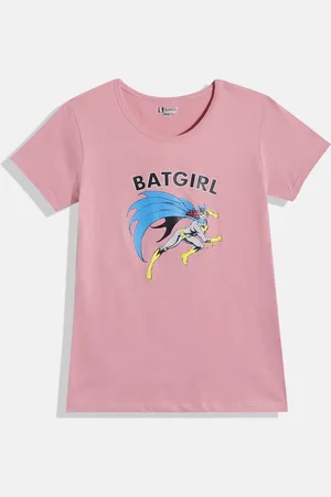 Eteenz Girls Premium Cotton Batgirl Printed T-shirt