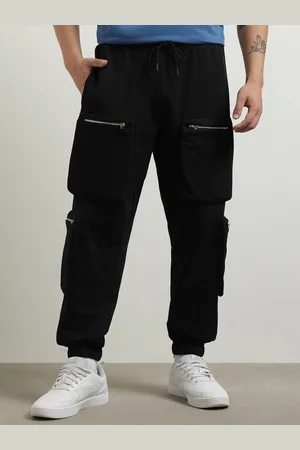 NOBERO Men Solid Oversized Joggers