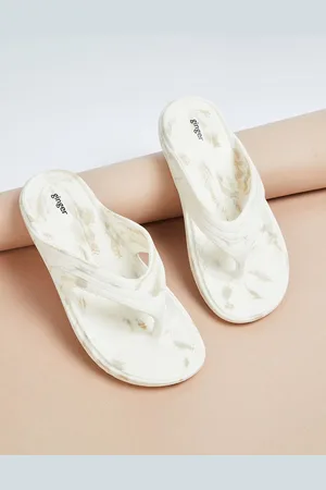 Lifestyle Women Printed Rubber Room Slippers