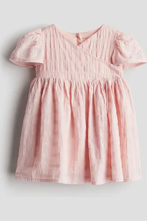 H&M Girls Wrapover Cotton Dresses