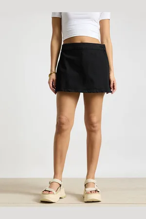 FREAKINS Pure Cotton Straight Mini Skorts