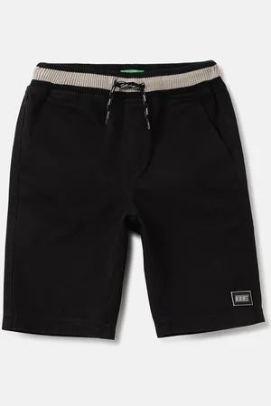Benetton Boys Mid-Rise Pure Cotton Shorts