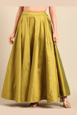 De Moza Women Flared Maxi Skirt