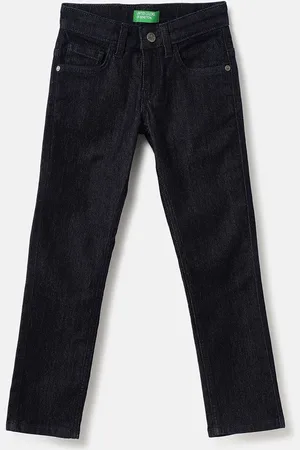 Benetton Boys Slim Fit Mid-Rise Jeans