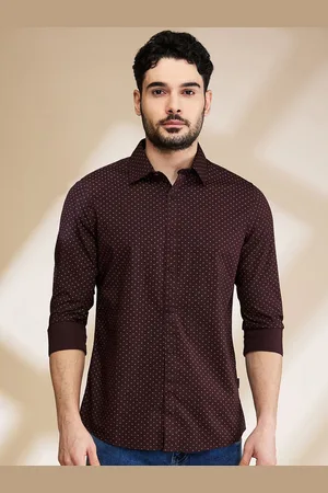 Being Human Men Slim Fit Opaque Printed Casual Shirt