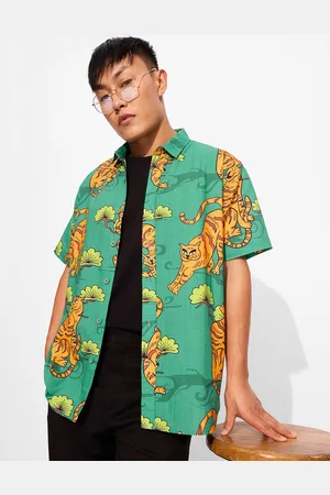 The Souled Store Men Floral Opaque Printed Casual Shirt