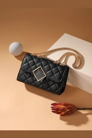 Diva Dale PU Structured Handheld Bag with Bow Detail
