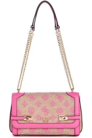 Guess Floral Textured Bowling Shoulder Bag