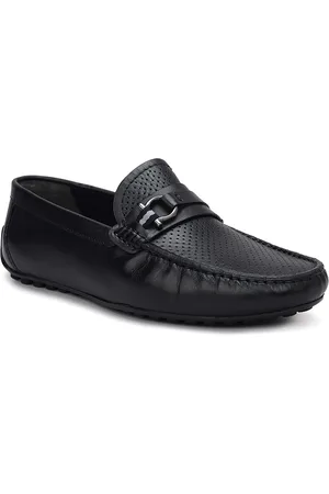 ROSSO BRUNELLO Men Textured Leather Formal Loafers