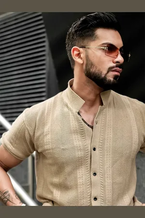 Maniac Men Comfort Slim Fit Casual Shirt