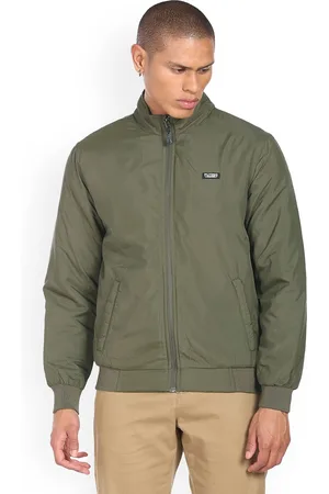 Flying Machine Men Regular Open Front Solid Long Sleeves Jacket
