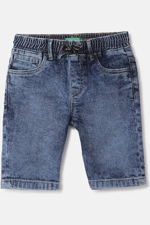Benetton Boys Washed Denim Shorts