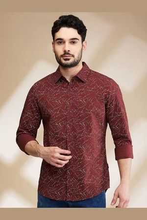 Being Human Men Slim Fit Floral Opaque Printed Casual Shirt