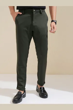 Highlander Men Slim Fit Slim Fit Chinos Trousers