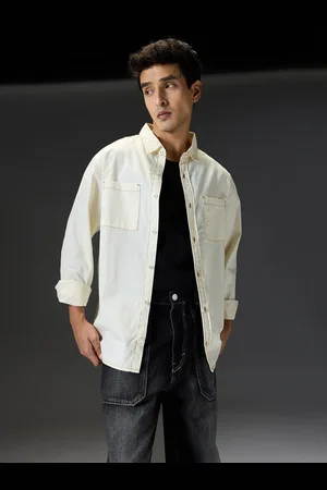 FREAKINS Men Classic Opaque Casual Shirt