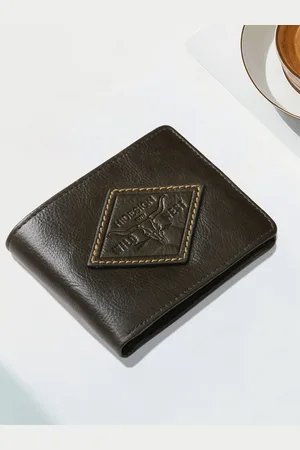 Hidesign Men Leather Two Fold Wallet
