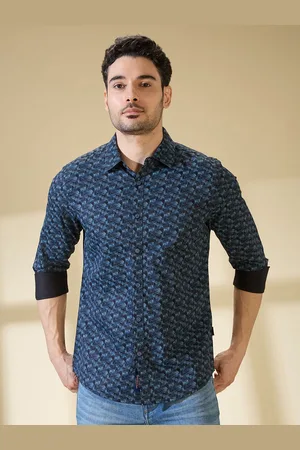 Being Human Men Slim Fit Opaque Printed Casual Shirt