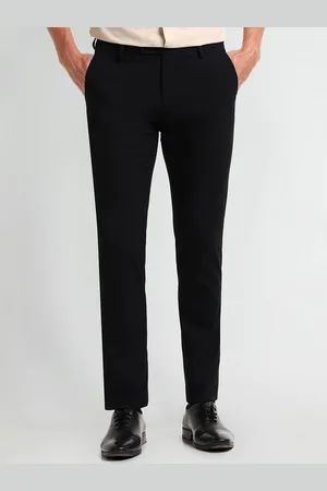 Arrow Men Printed Classic Slim Fit Trousers