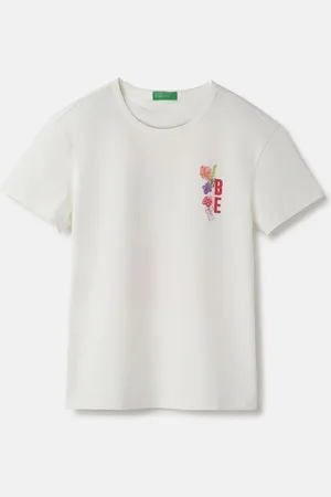 Benetton Girls Pure Cotton T-shirt