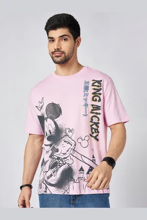 PEOPLE Men Graphic Printed Round Neck Cotton Boxy T-Shirt