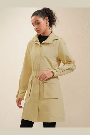 Tokyo Talkies Women Solid Hooded Parka Jacket